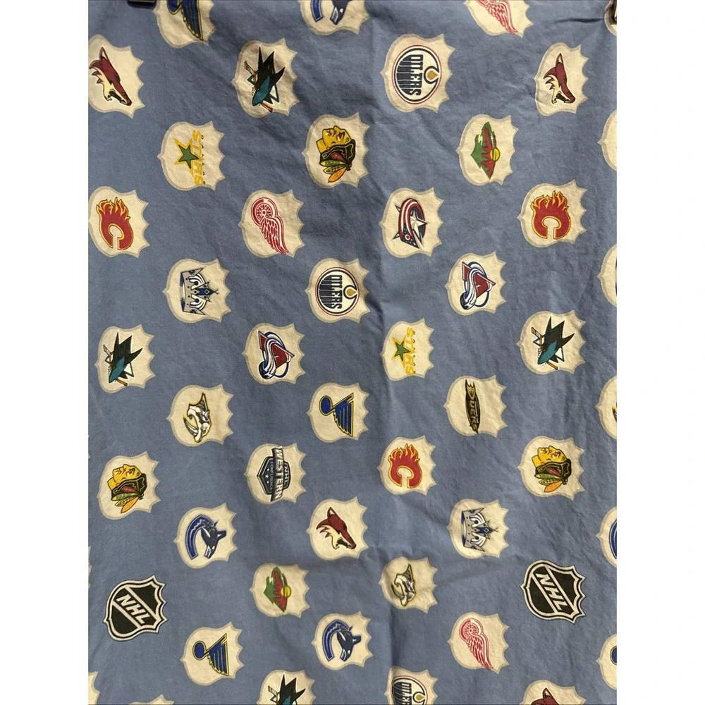 Pottery Barn Teen NHL Hockey Western Conference Logo Blue Pillow Case